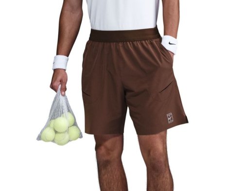 Nike Court Advantage Dri-Fit 8in - cacao wow/white