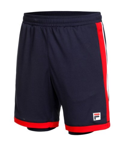 Shorts Fabio - navy/fila red