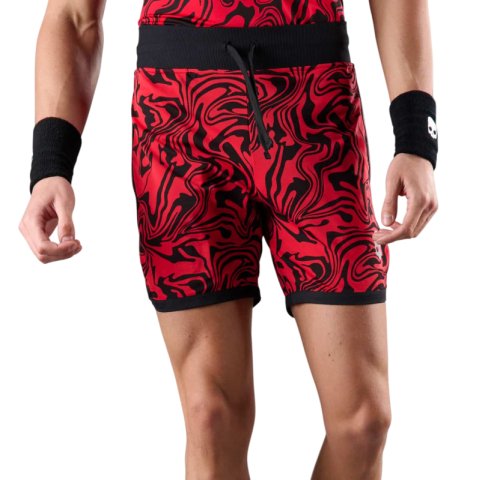Hydrogen Chrome Tech Shorts - red