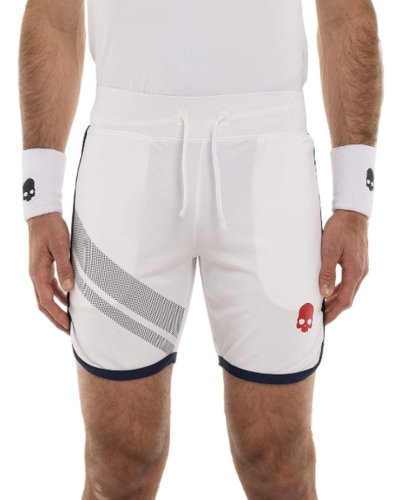 Hydrogen Sport Stripes Tech Shorts - white/blue navy