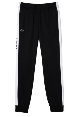 Lacoste Ripstop Tennis Sweatpants - black/white