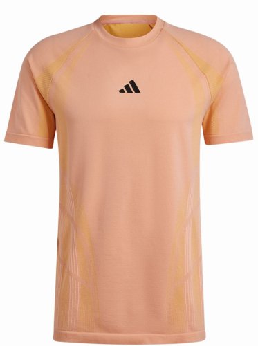 Adidas Tennis Pro Seamless Aeroready Freelift T-Shirt - semi pink spark/pink spark