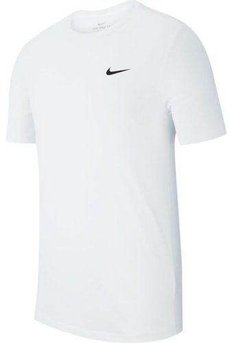 Nike Solid Dri-Fit Crew - white/black