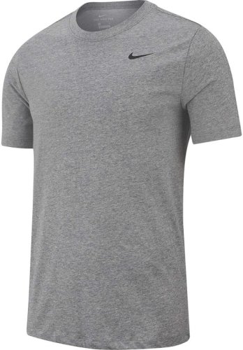 Nike Solid Dri-Fit Crew - dark grey heather/black