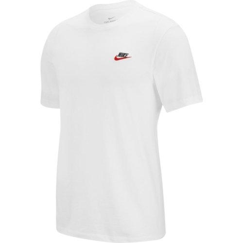 Nike NSW Club Tee M - white/black/university red