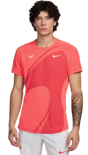 Nike Dri-Fit Rafa Tennis Top - fire red/white