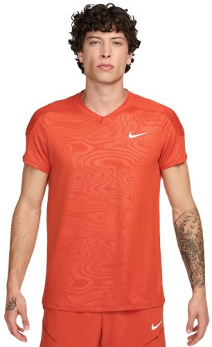 Nike Court Dri-Fit Slam RG Tennis Top - rust factor/white