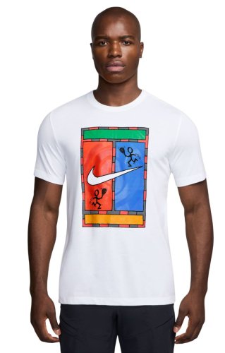 Nike Court Dri-FIT Logo- white