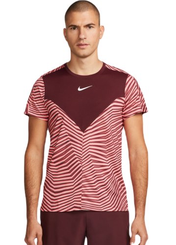 Nike Dri-Fit Slam Tennis Top - night maroon/white