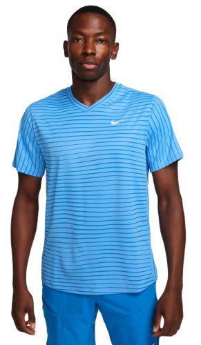 Nike Court Dri-Fit Victory Novelty Top - university blue/white