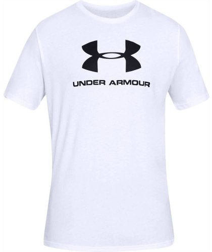 Under armour Sportstyle Logo SS - white/black