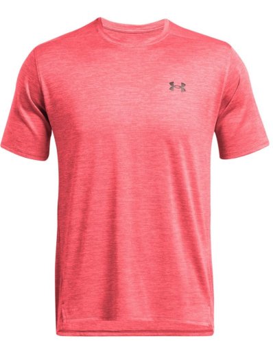 Under armour UA Tech Vent Short Slelve - red solstice/black