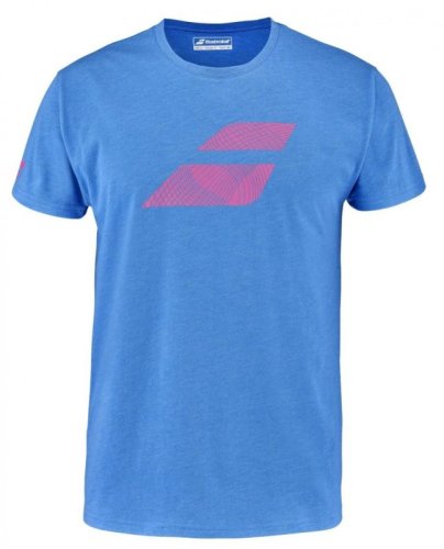 Babolat Exercise Big Flag Tee Men - french blue heather