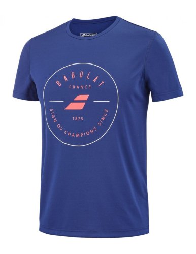 Babolat Exercise Graphic Tee Men - estate blue