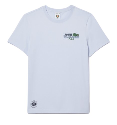 Lacoste Roland Garros Edition Sport Cotton T-shirt - phoenix blue