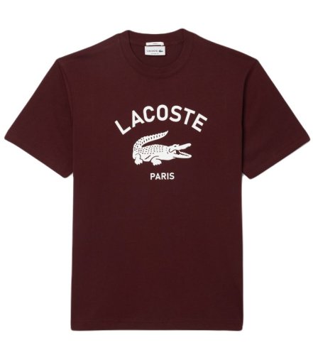 Lacoste Signature Print Cotton