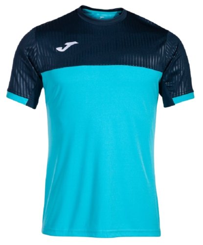 Joma Montreal Short Sleeve T-Shirt - fluor turquoise/navy
