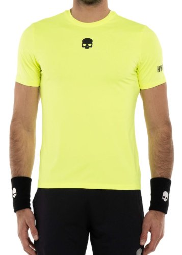 Hydrogen Tennis Basic T-Shirt - fluo yellow
