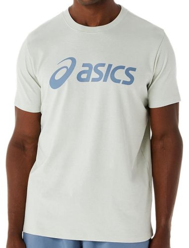 Asics Big Logo Tee - light sage/steel blue