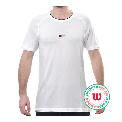 Wilson Players Seamless Crew 2.0 - bright white/black