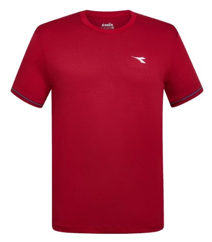Diadora Short Sleeve T-Shirt - chili pepper