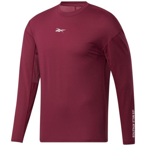 Reebok Les Millis LS Tee M - punch berry