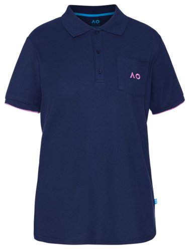 Australian open Polo Pocket AO Logo - navy