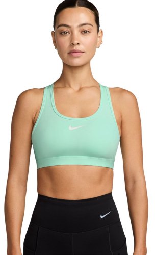 Nike Swoosh Medium Support Non-Padded Sports - mint foam/white