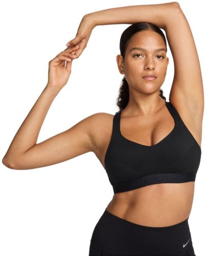 Nike Indy With Strong Support Padded Adjustable Sports Bra - black/black/black