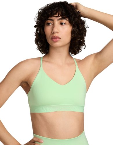 Nike Indy Light Support Padded Adjustable Sports Bra - vapor green/vapor green