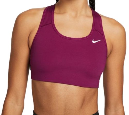 Nike Swoosh Bra Non Pad W - sangria/white
