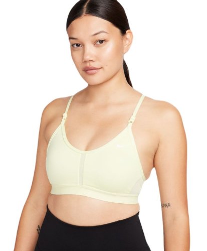 Nike Indy Bra V-Neck - luminous green/luminous green/white