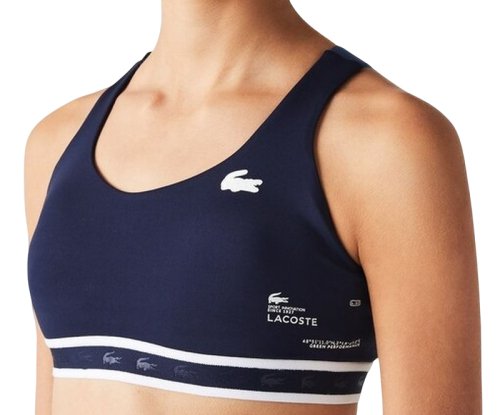 Lacoste SPORT Criss-Crossing Straps Sports Bra - navy blue/blue