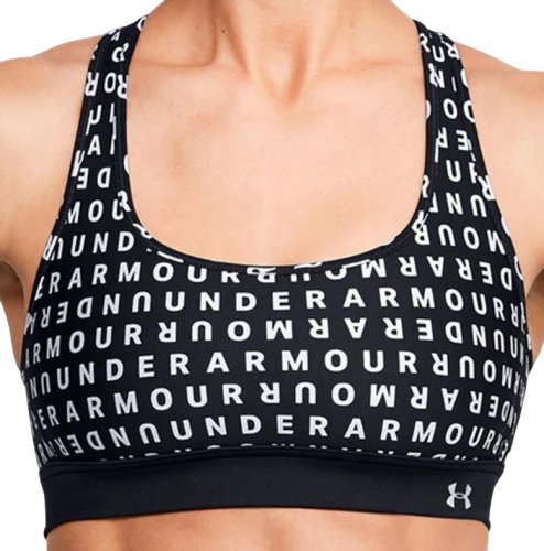 Under armour UA Armour Mid Crossback Print Mash Up - black