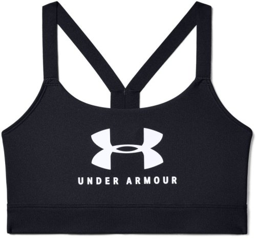 Under armour Mid Sportstyle Graphic Sports Bra - black