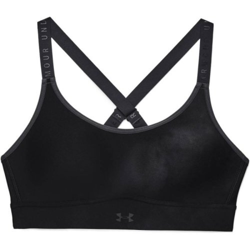 Under armour Womens Infinity Mid Printed Bra - black