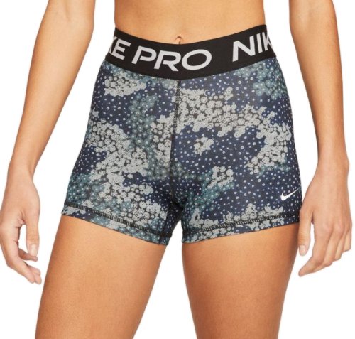 Nike Pro Dri-Fit Short 3in W - aviator grey/black/white