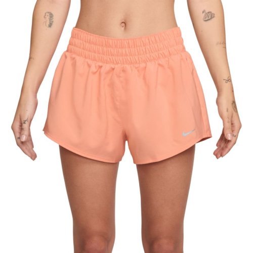 Nike Dri-Fit One 3in Short - apricot agate/reflective silver