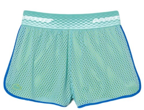 Lacoste Tennis Shorts With Built-In Undershorts - green/yellow