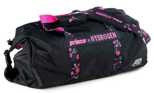 Prince by Hydrogen Lady Mary Large Duffle - black/fuchsia