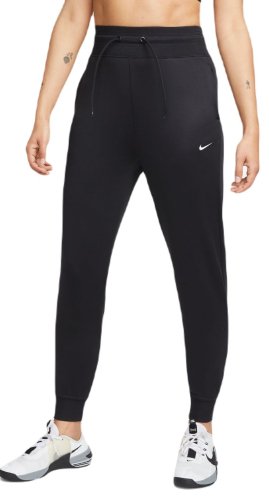 Nike Therma-FIT One High-Waisted 7/8 Trousers - black/white