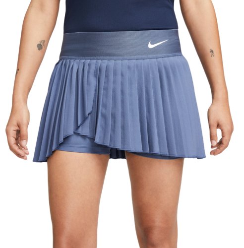 Nike Court Dri-Fit Advantage Pleated Tennis Skirt - diffused blue/white