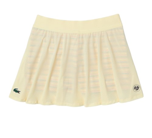 Lacoste Roland Garros Edition Sport Skirt with Built-in Shorts - yellow/light or
