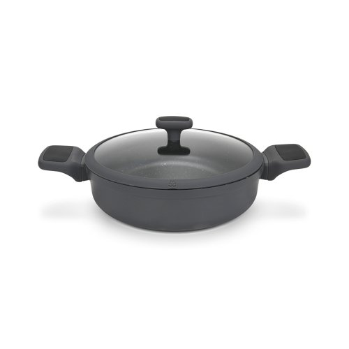 Fissman Sautējamā panna Titanium PRO 28x8 cm / 4.3 l ar stikla vāku