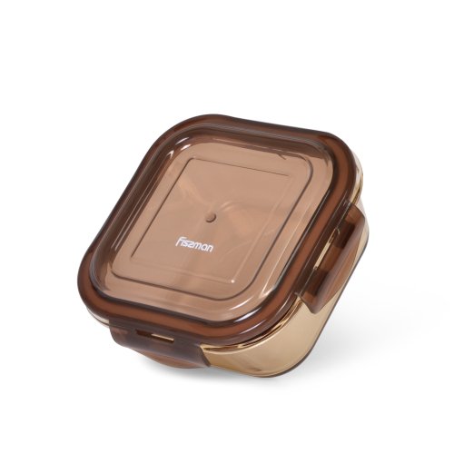 Fissman Stikla trauks ar vāku 15x15x6 cm/800 ml