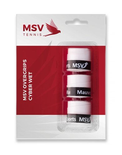 MSV Cyber Wet Overgrip white 3P