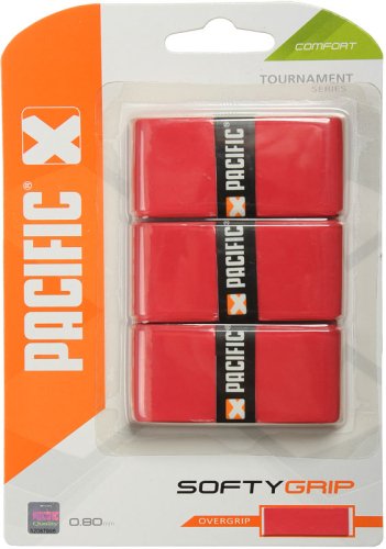 Pacific Softy Grip red 3P