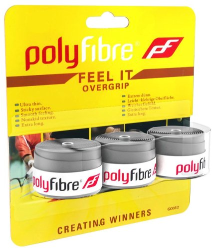 Polyfibre Feel It Overgrip 3P - grey