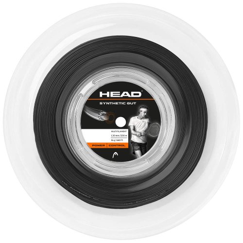 Head Synthetic Gut (200 m) - black