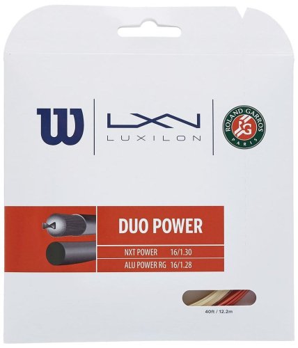 Luxilon Wilson Duo Power NXT Power & Alu Power RG (6,1 m/6,1 m) - natural/bronze
